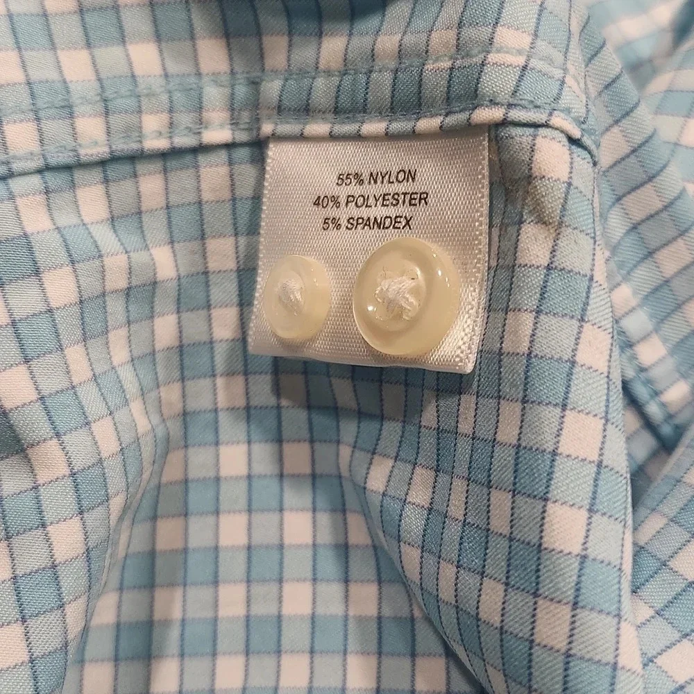 Peter Millar Summer Comfort Mens Long Sleeve Button-up Size XXL-2X